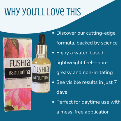 Fushia Hair Lumina for Hair Growth and Reduced Hair fall