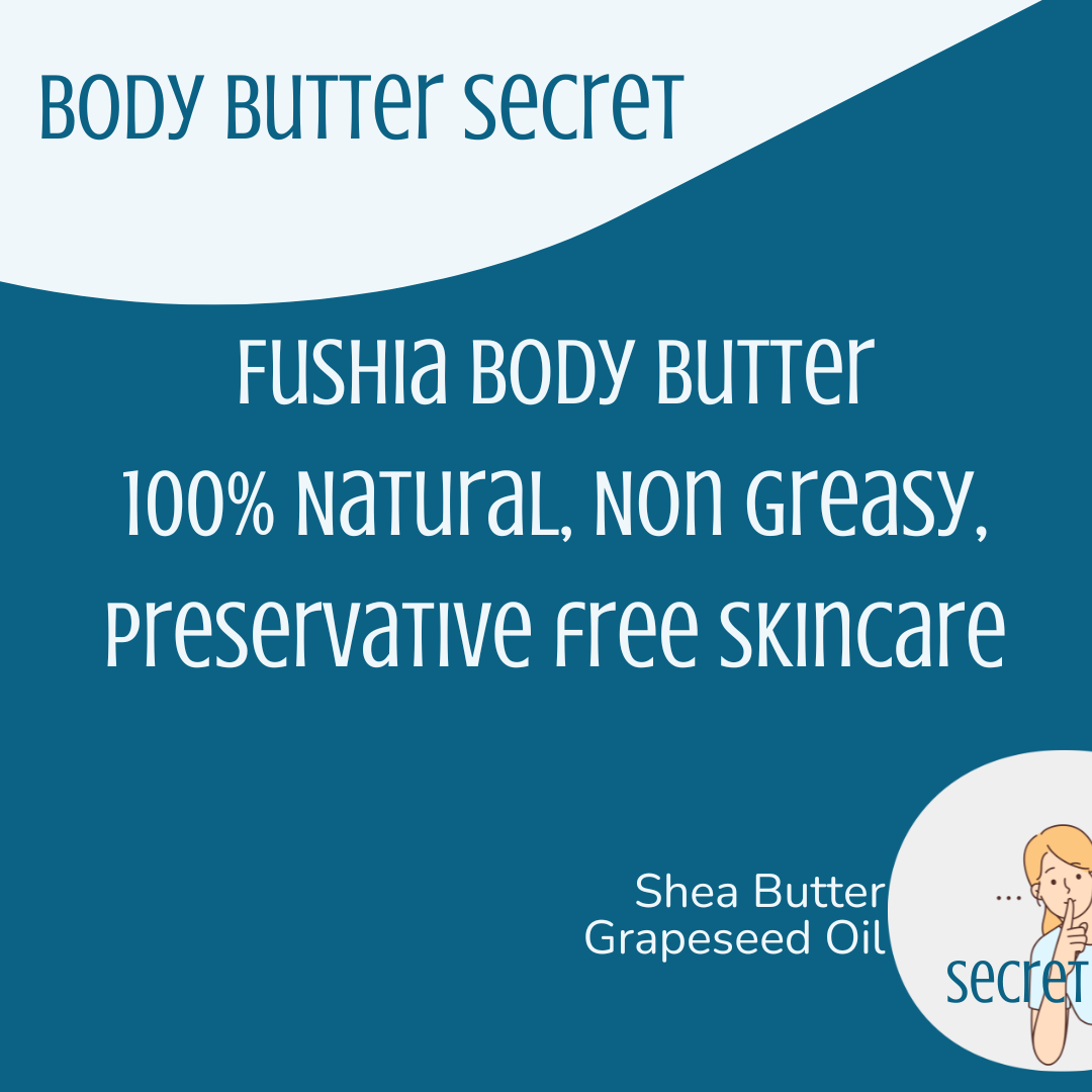 Fushia Floral Body Butter – Natural, Non-Greasy & Preservative-Free for All Skin Types