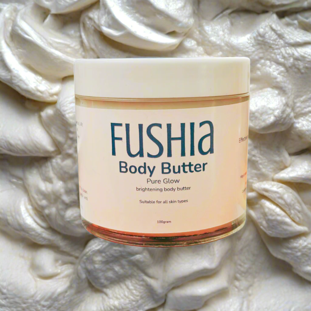 Fushia Pure Glow skin Brightening Body Butter – 100% Natural, Non-Greasy & Preservative-Free Skincare